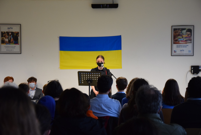 Des élèves engagés en soutien à l'Ukraine