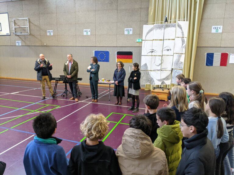 Défi franco-allemand entre 200 collégiens et lycéens de Francfort