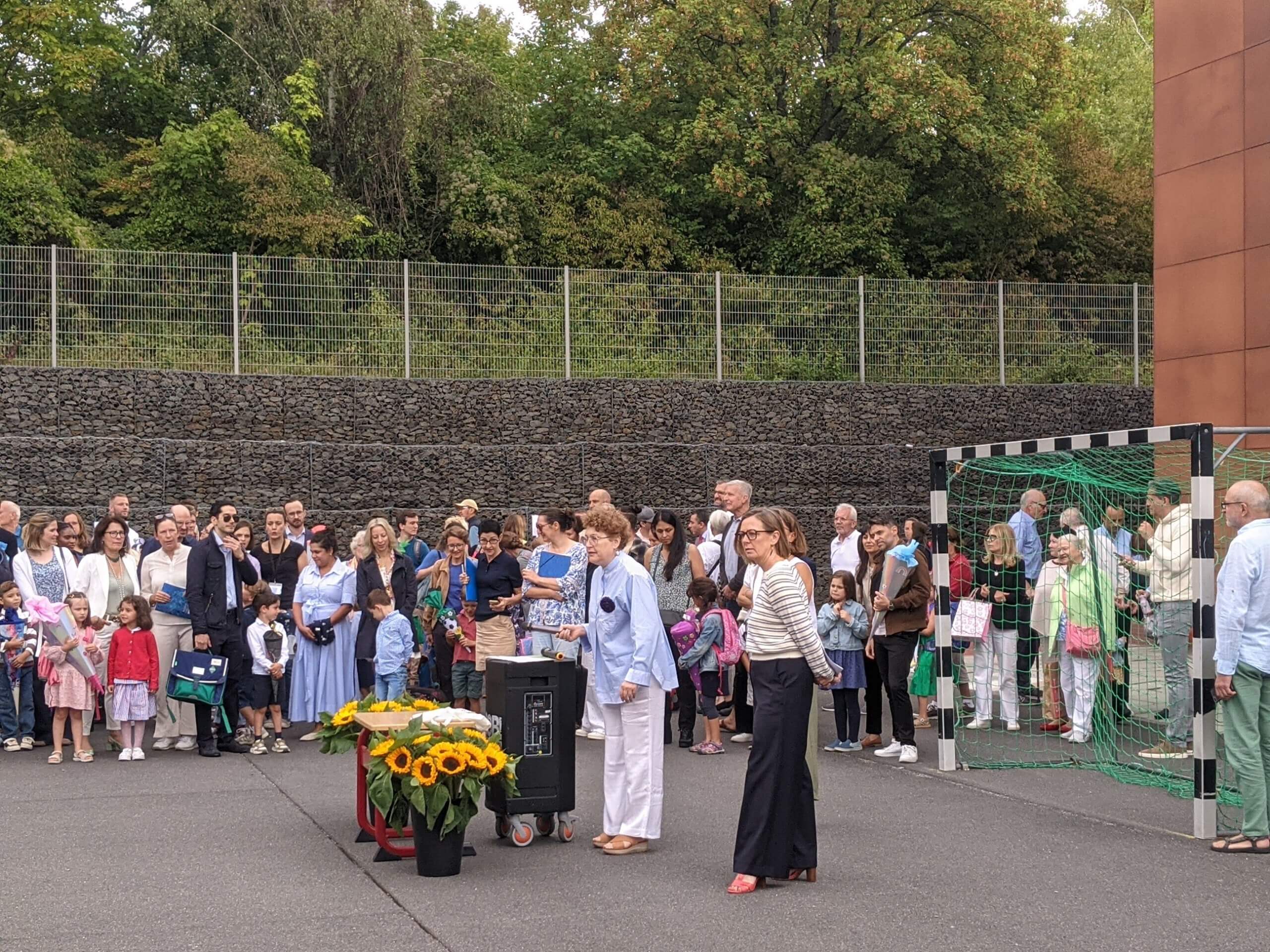 ceremonie rentree CP au lycee français intertional Victor Hugo de Francfort