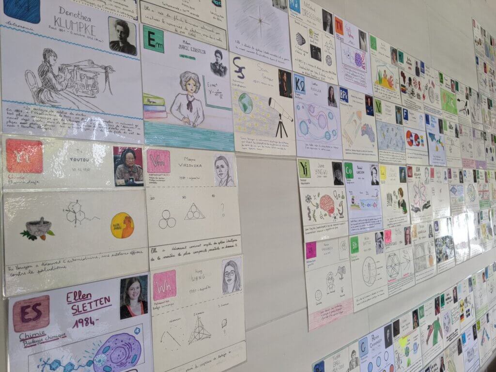 tableau périodique femmes scientifiques